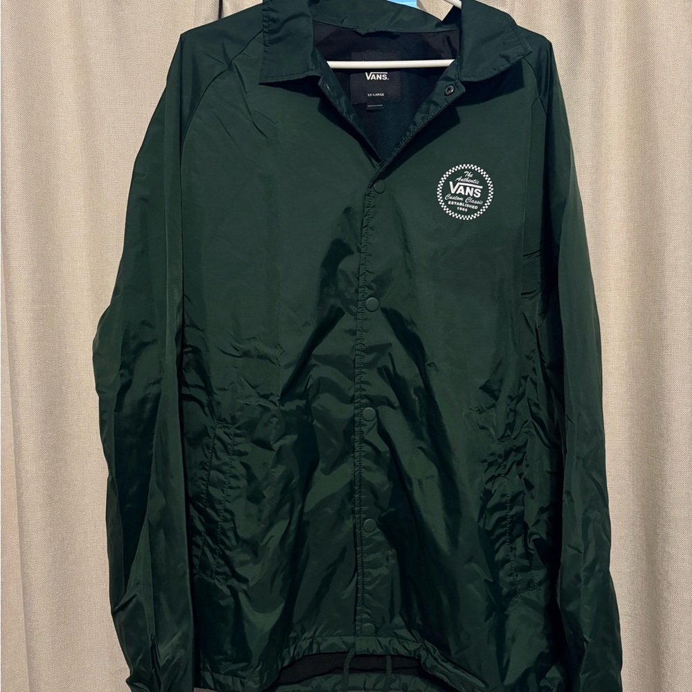 Vans Men's Dark Green Windbreaker